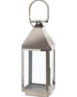Lanterne BALI Rustfrit stål 40 cm Sølv