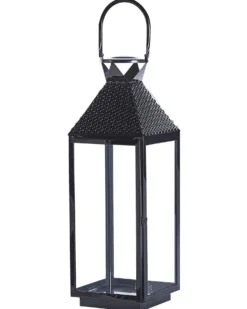 Lanterne BALI Rustfrit stål 54 cm Sort