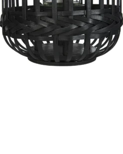 Lanterne BORACAY Bambus 30 cm Sort