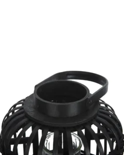 Lanterne BORACAY Bambus 30 cm Sort