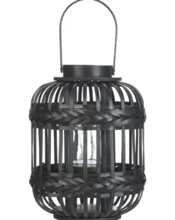 Lanterne BORACAY Bambus 30 cm Sort