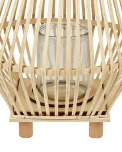 Lanterne LEYTE Piletræ 58 cm Lysebrun