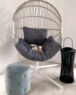 Lanterne MACTAN Bambus 58 cm Sort