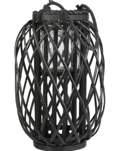 Lanterne MAURITIUS Piletræ 40 cm Sort