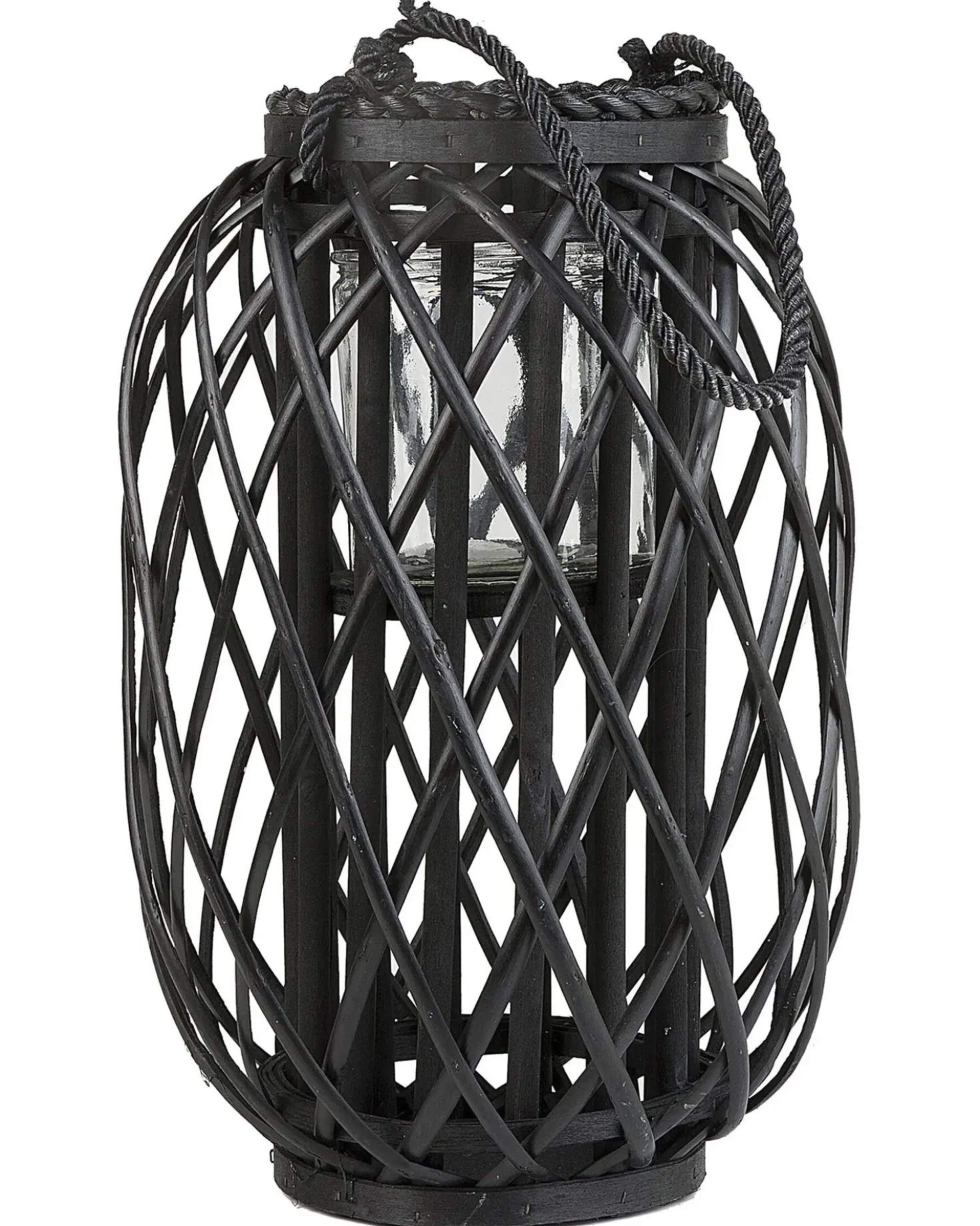 Lanterne MAURITIUS Piletræ 40 cm Sort