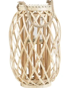 Lanterne MAURITIUS Piletræ 40 cm Naturlig