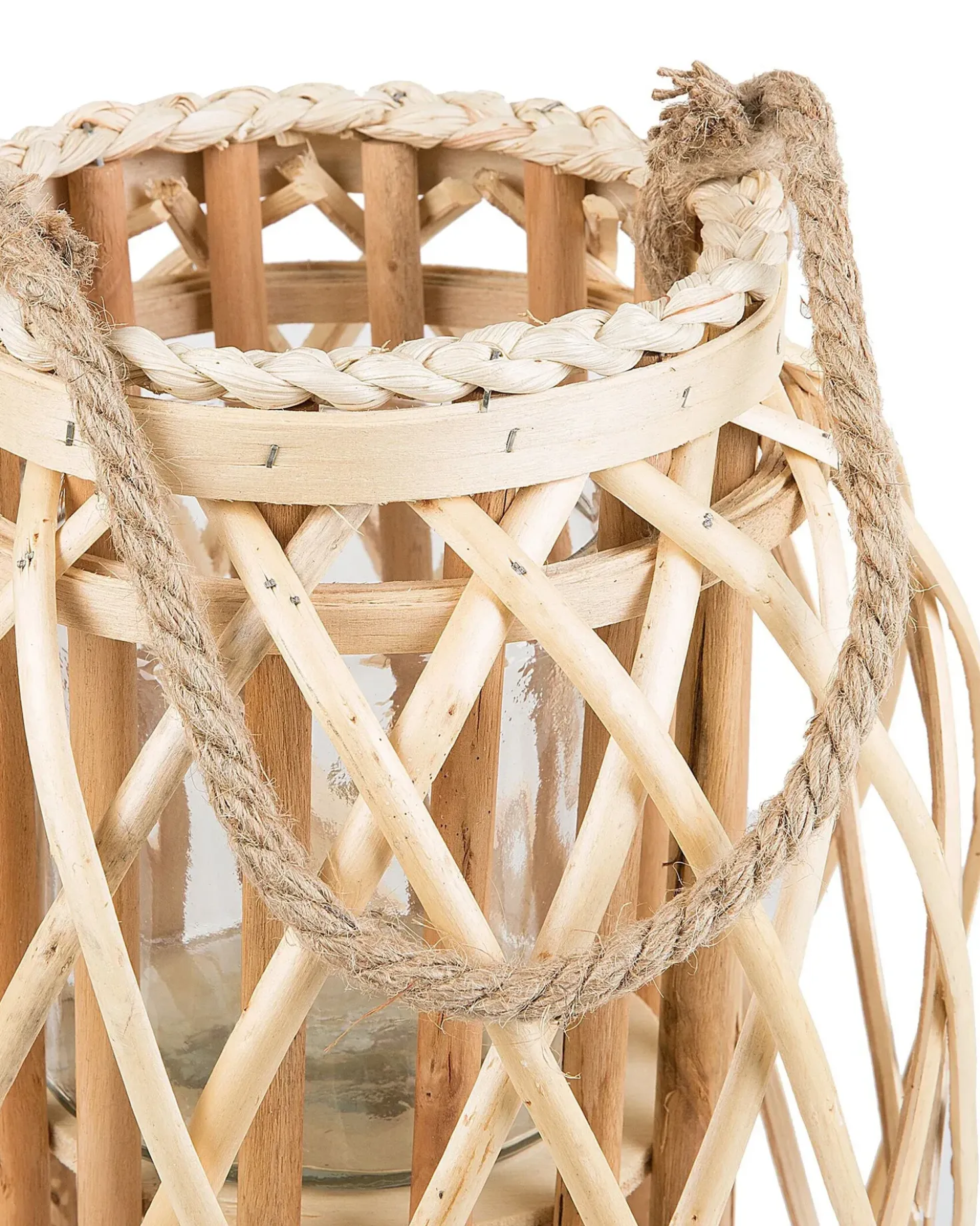 Lanterne MAURITIUS Piletræ 40 cm Naturlig