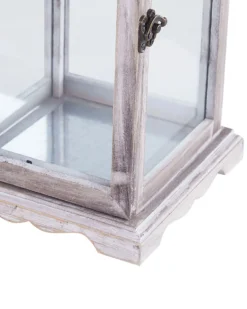 Lanterne SAMAR Fyretræ 47 cm Hvid