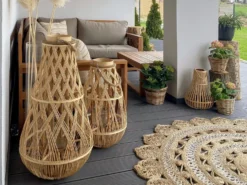 Lanterne TONGA Bambus 56 cm Naturlig