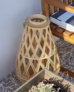 Lanterne TONGA Bambus 56 cm Naturlig