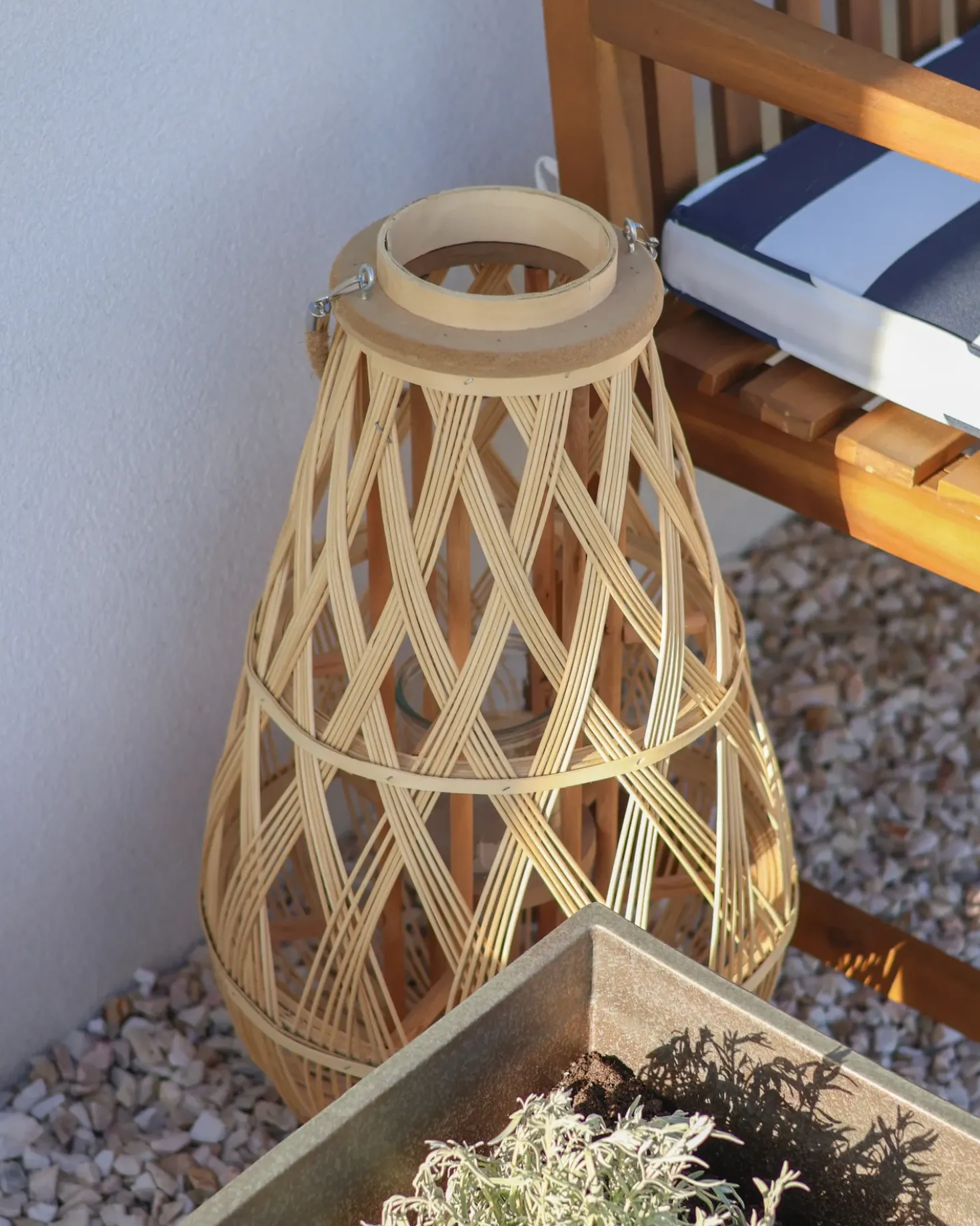 Lanterne TONGA Bambus 56 cm Naturlig