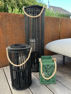 Lanterne UNIMAK Metal 25 cm Grøn