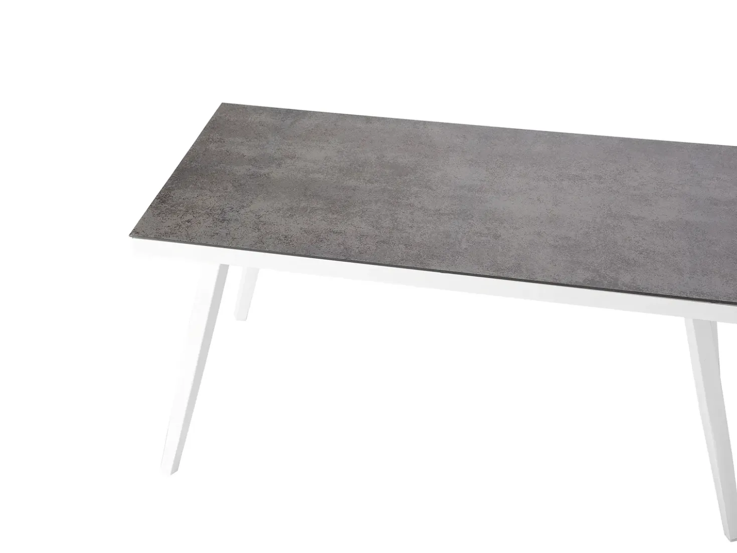LATINA 4 personers Loungesæt med bord Grå Metal