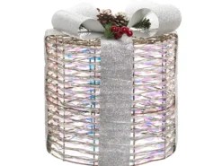 LED JULSO Julegaver 20/25/30 cm Sølv