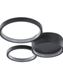 LED loftslampe AGNAT Metal Sort