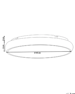 LED loftslampe ATARAN Metal Guld
