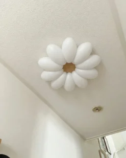 LED loftslampe Blomst TINAU Hvid