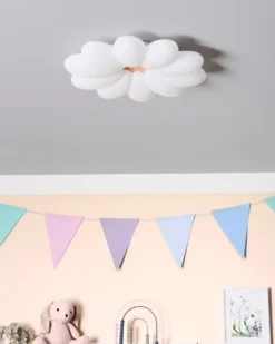 LED loftslampe Blomst TINAU Hvid