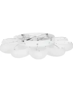 LED loftslampe Blomst TINAU Hvid