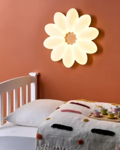 LED loftslampe Blomst TINAU Hvid