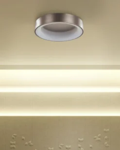 LED loftslampe DAWEI Metal Lysebrun