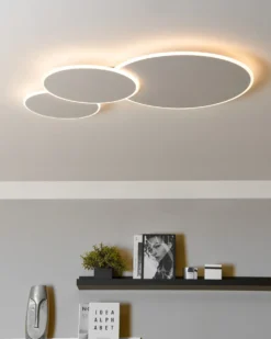 LED loftslampe GABRIK Med dæmpning Metal Hvid
