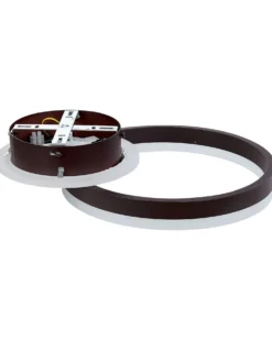 LED loftslampe GLYDE Metal Mørkebrun