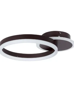 LED loftslampe GLYDE Metal Mørkebrun