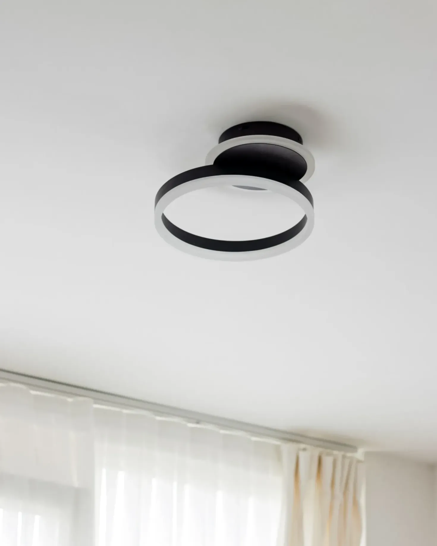 LED loftslampe GLYDE Metal Mørkebrun