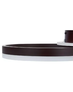 LED loftslampe GLYDE Metal Mørkebrun