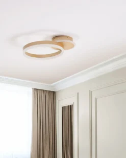 LED loftslampe GLYDE Metal Guld