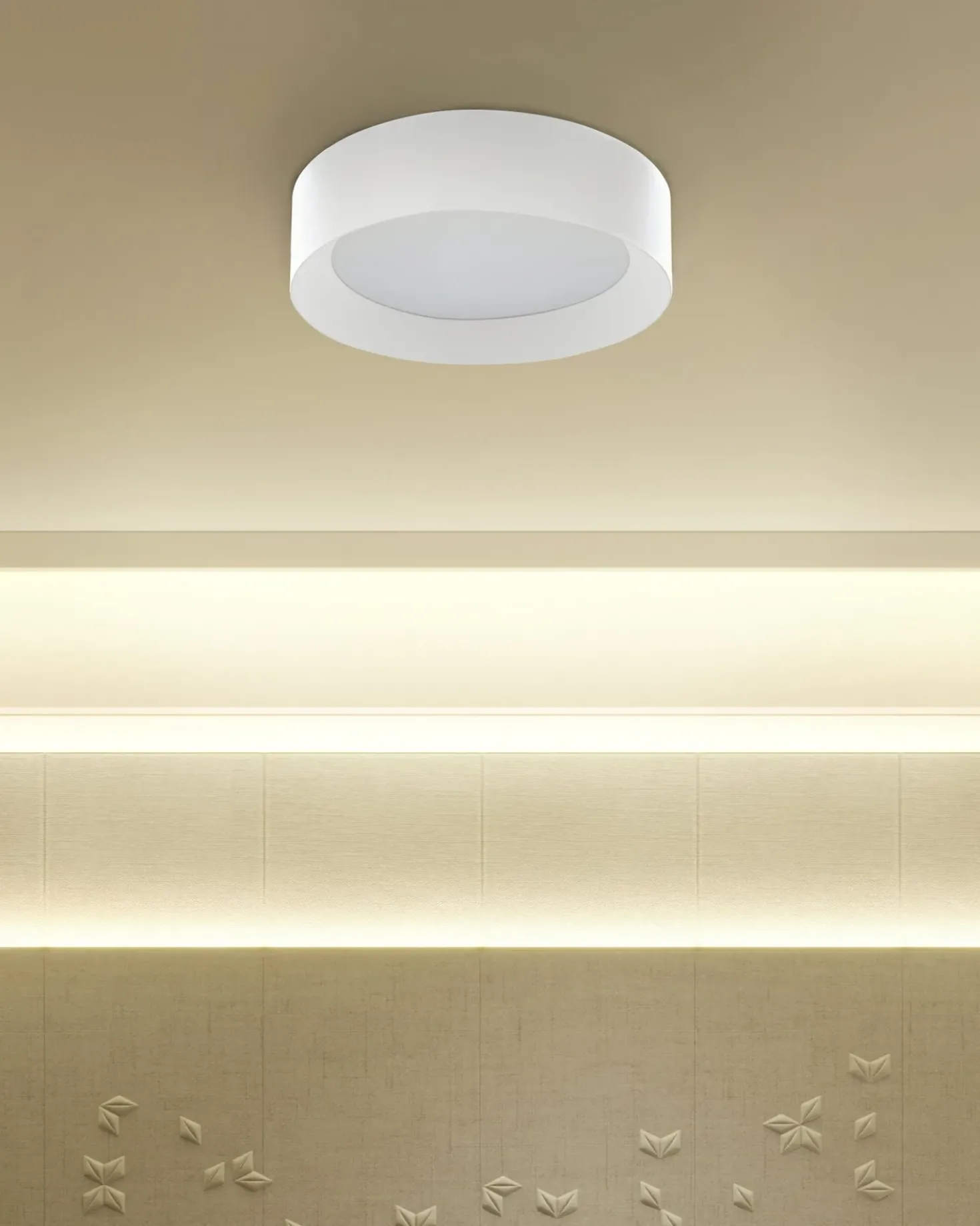 LED loftslampe LOEI Metal Hvid