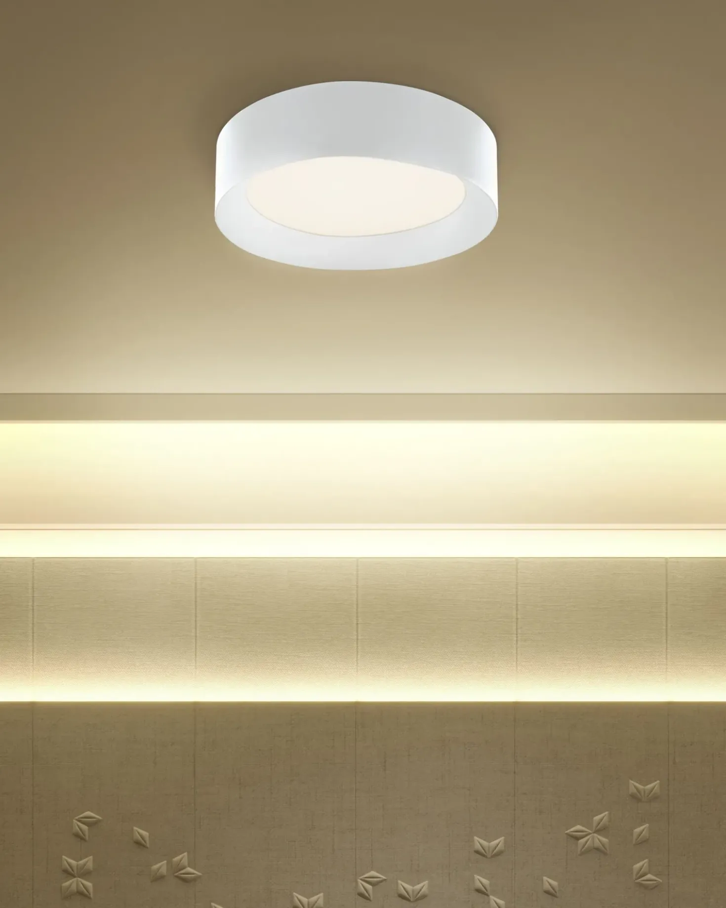 LED loftslampe LOEI Metal Hvid
