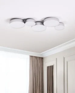 LED loftslampe LUGA Metal Sølv