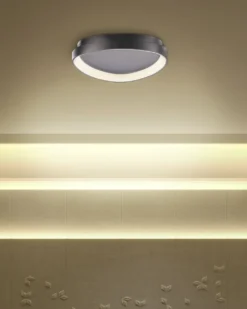 LED loftslampe NANDING Metal Sort