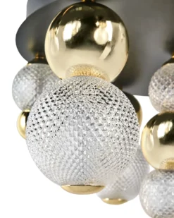 LED loftslampe SORA Glas Guld