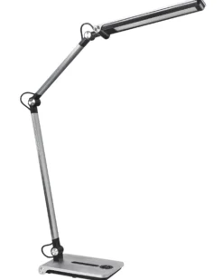 LED skrivebordslampe AQUILA Med dæmpning Sølv