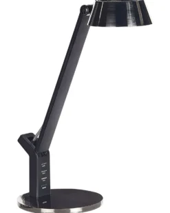 LED skrivebordslampe CHAMAELEON med USB-port Metal Messing