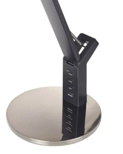 LED skrivebordslampe CHAMAELEON med USB-port Metal Messing