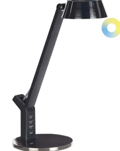 LED skrivebordslampe CHAMAELEON med USB-port Metal Messing