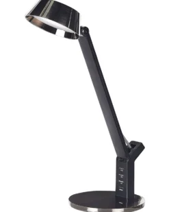 LED skrivebordslampe CHAMAELEON med USB-port Metal Messing