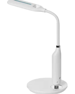 LED skrivebordslampe CYGNUS Med dæmpning Metal Hvid