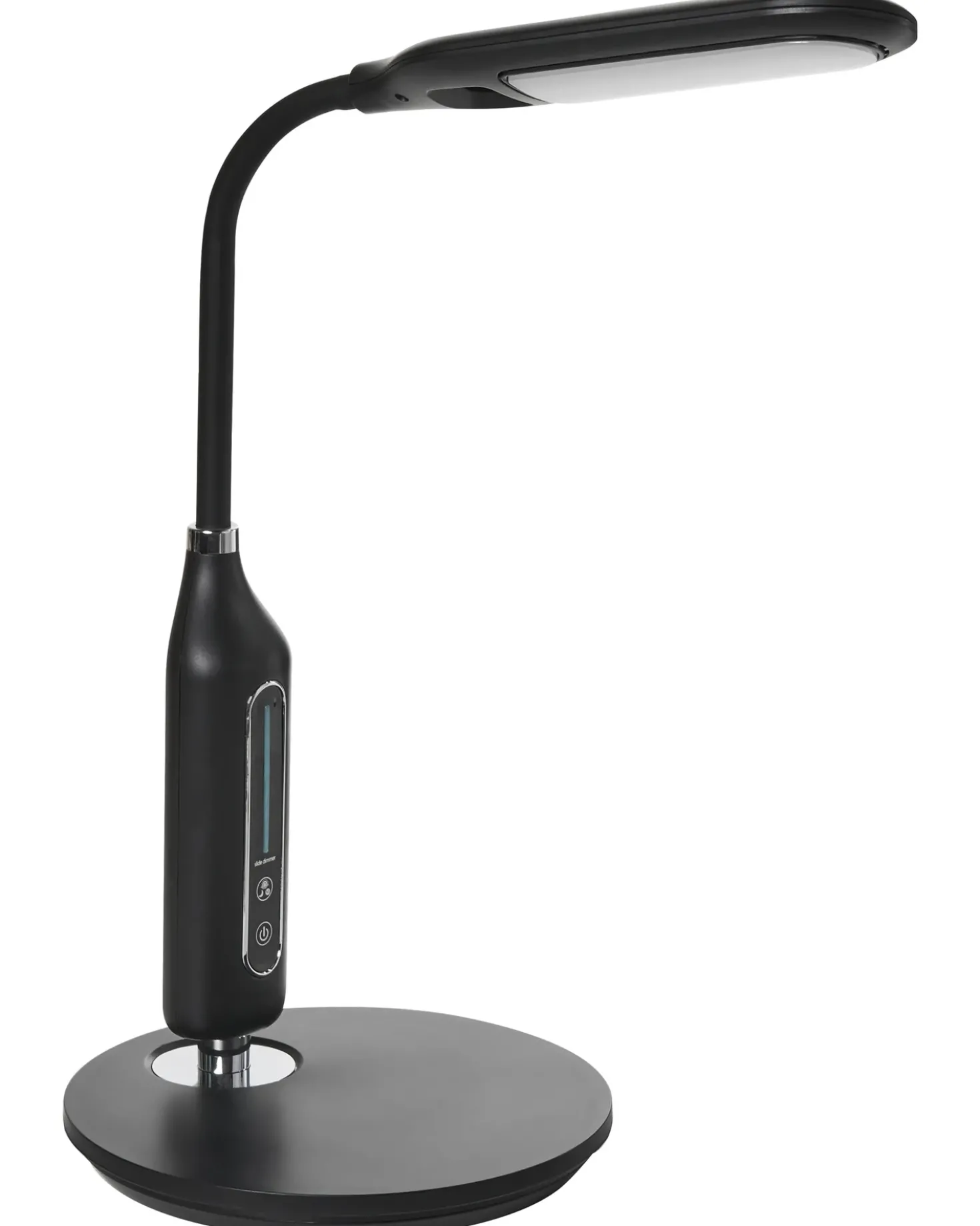 LED skrivebordslampe CYGNUS Med dæmpning Metal Sort