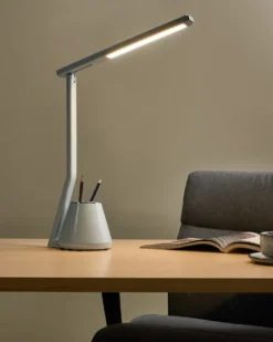LED skrivebordslampe DENEB Med dæmpning Himmelblå