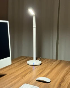 LED skrivebordslampe DORADO Med dæmpning Metal Hvid