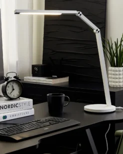 LED skrivebordslampe DORADO Med dæmpning Metal Hvid