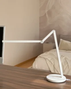 LED skrivebordslampe DORADO Med dæmpning Metal Hvid