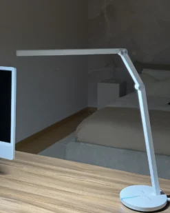 LED skrivebordslampe DORADO Med dæmpning Metal Hvid