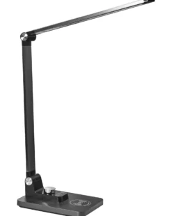 LED skrivebordslampe ENIF Med trådløs oplader Sort