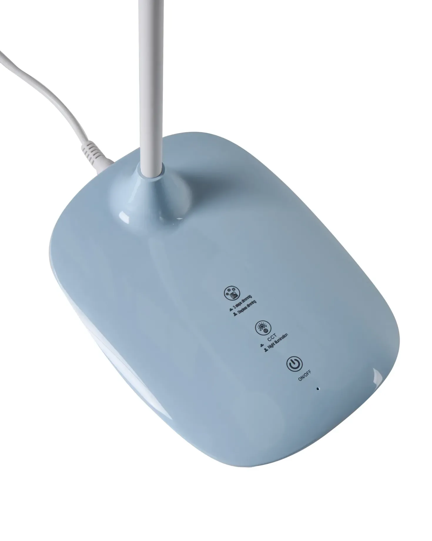LED skrivebordslampe HYDRA Med dæmpning Himmelblå